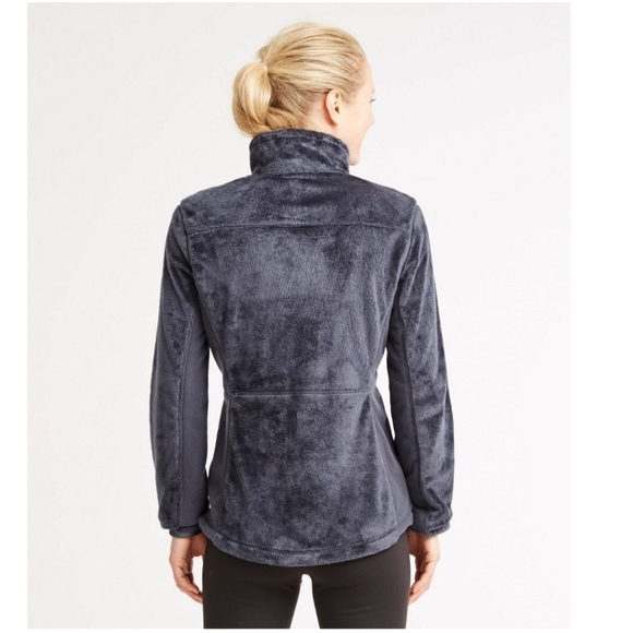 L.L.Bean Full Zip Sherpa Luxe Micro Fleece Maroon XS Reg - Picture 3 of 13